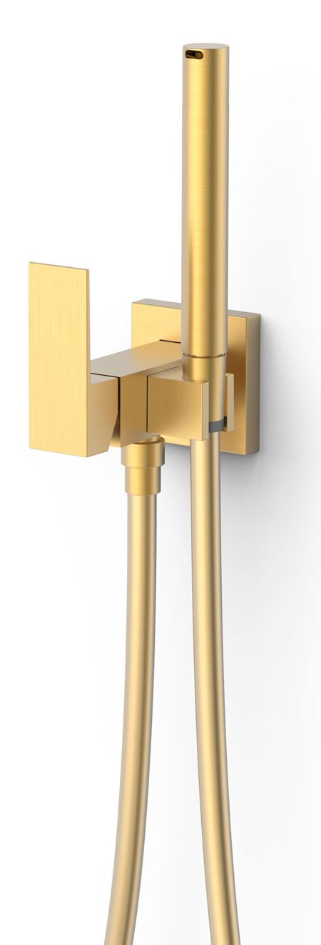 Tres Cuadro-Tres mitigeur de bidet encastrée doré 00612301OM