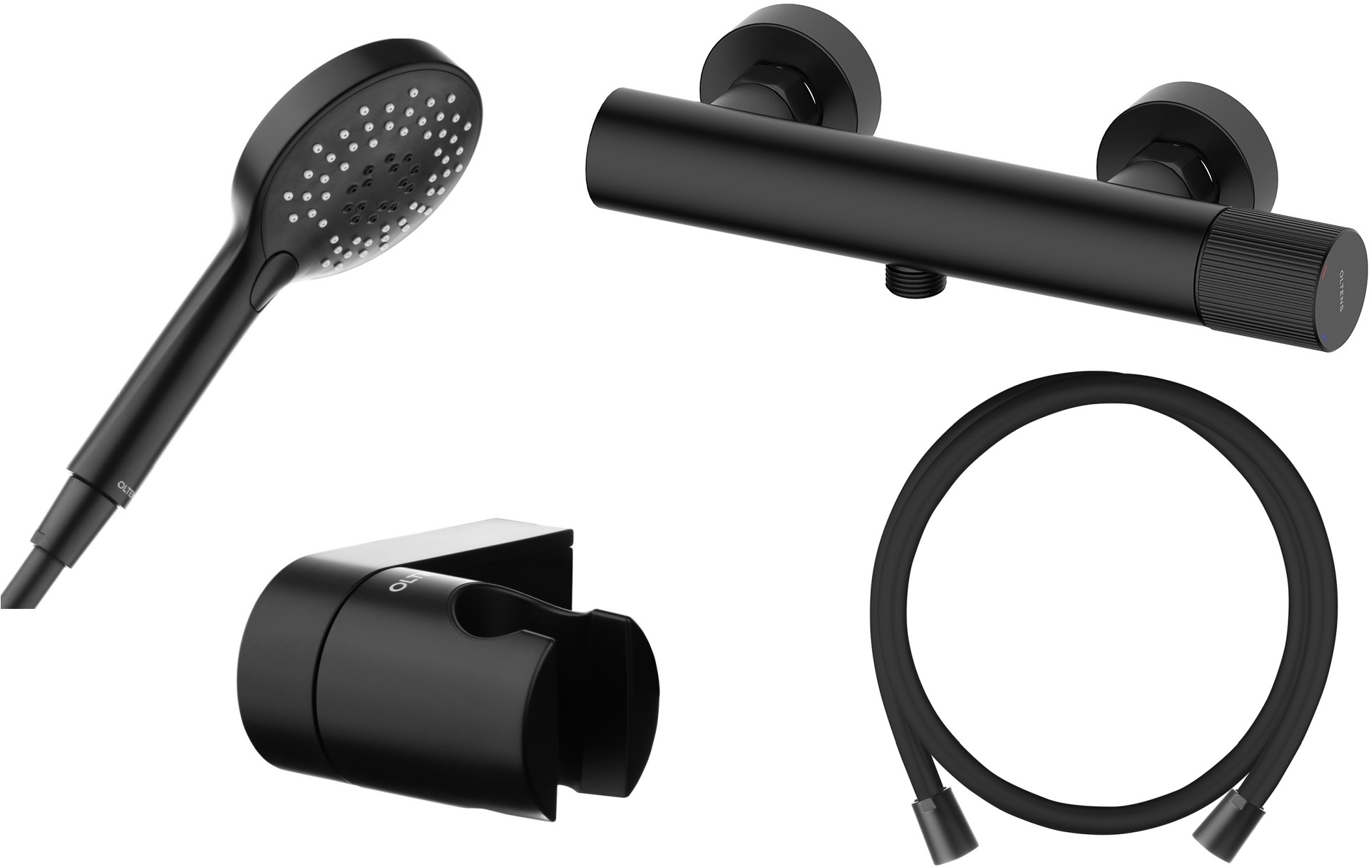 Set mitigeur de douche Oltens Hamnes 33005300, pommeau de douche Oltens Driva EasyClick 37104300, 37200300, 37402300