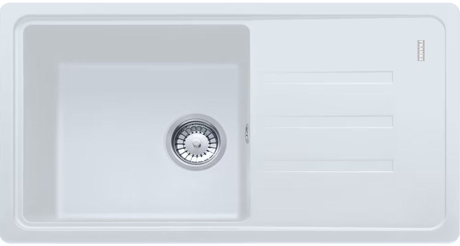 Franke Bliss évier en granit 78x43.5 cm blanc 114.0676.311
