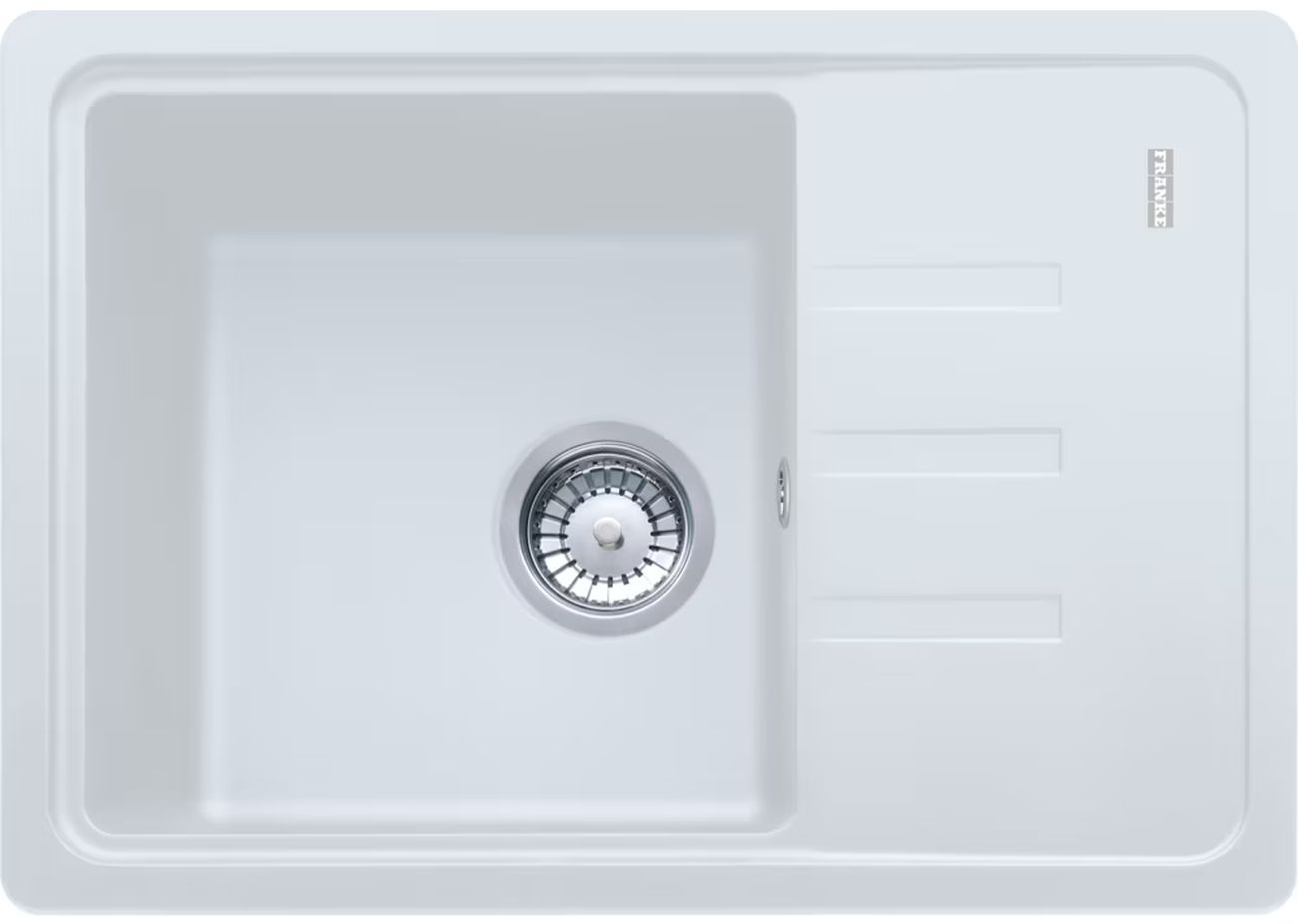 Franke Bliss évier en granit 62x43.5 cm blanc 114.0676.318