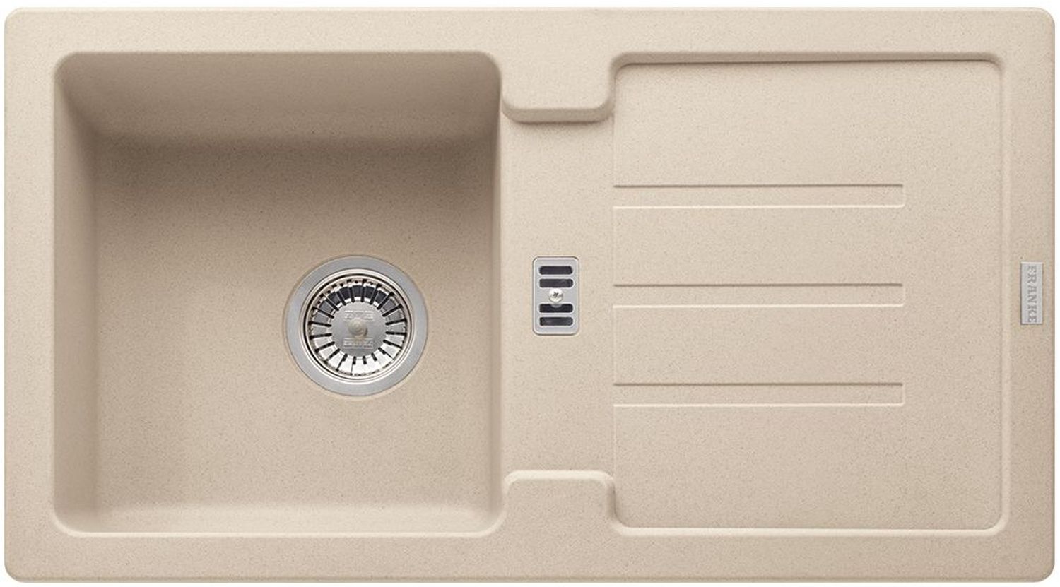 Franke Strada évier en granit 78x43.5 cm beige 114.0676.323