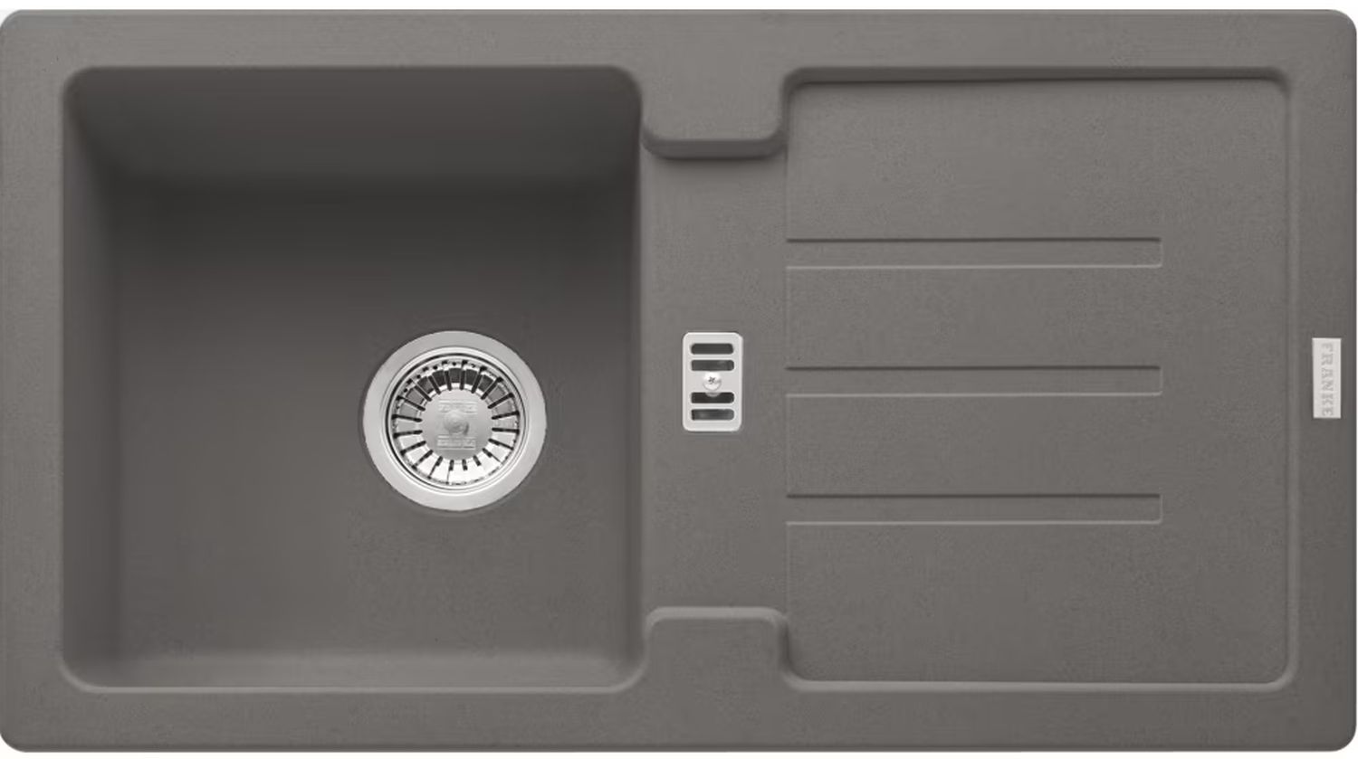 Franke Strada évier en granit 78x43.5 cm gris/graphite/onyx 114.0676.325