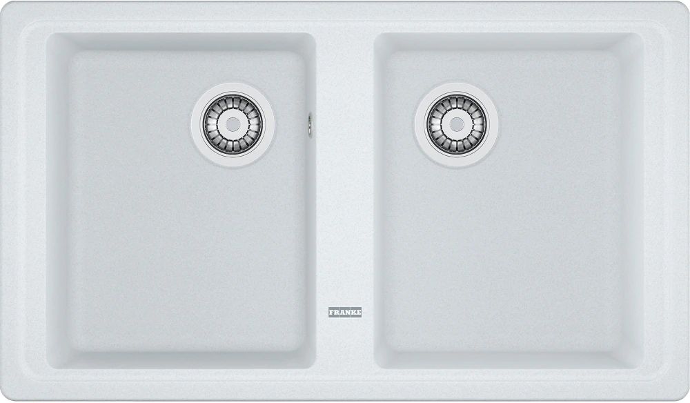 Franke Basis évier en granit 86x50 cm blanc 114.0676.270