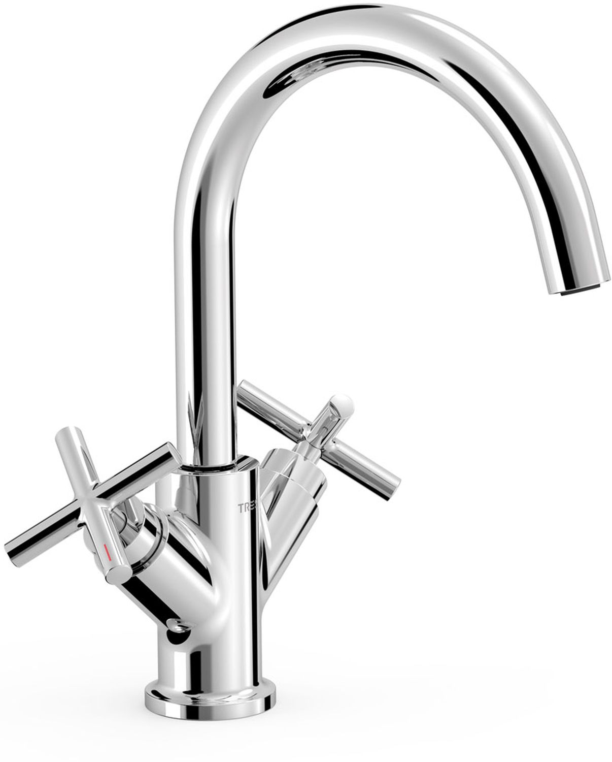 Tres Mont Blanc mitigeur de lavabo sur pied chrome 28320301