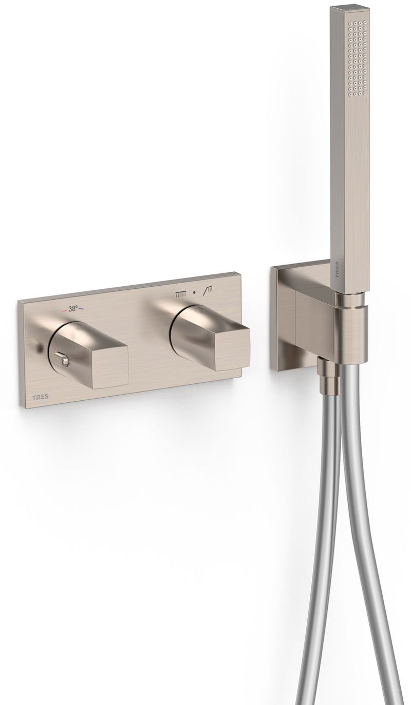 Tres B-System mitigeur bain-douche encastrée avec thermostat || 30725201AC