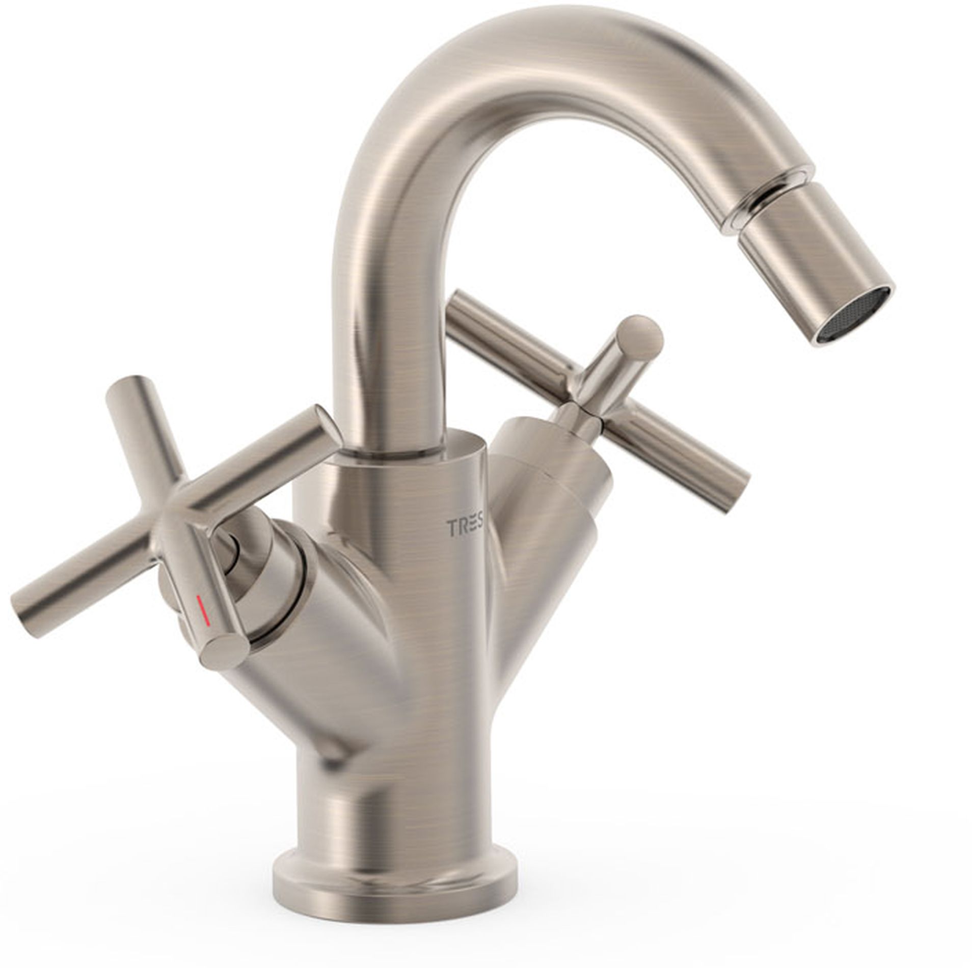 Tres Mont Blanc mitigeur de bidet sur pied acier 28312001AC