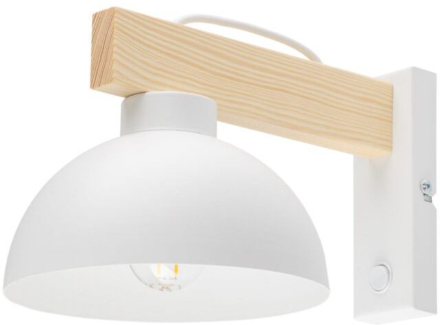 TK Lighting Oslo applique murale 1x15 W blanc 4962