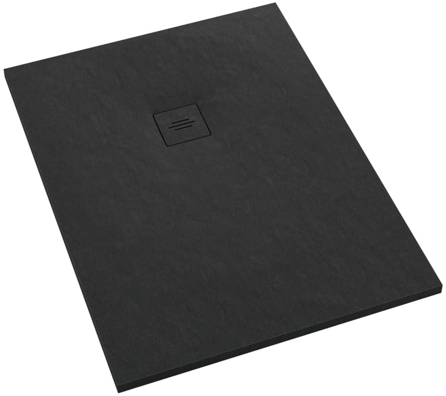 Schedline Protos Black Stone receveur de douche rectangulaire 160x90 cm noir 3SP.P1P-90160/C/ST-M1/C/ST