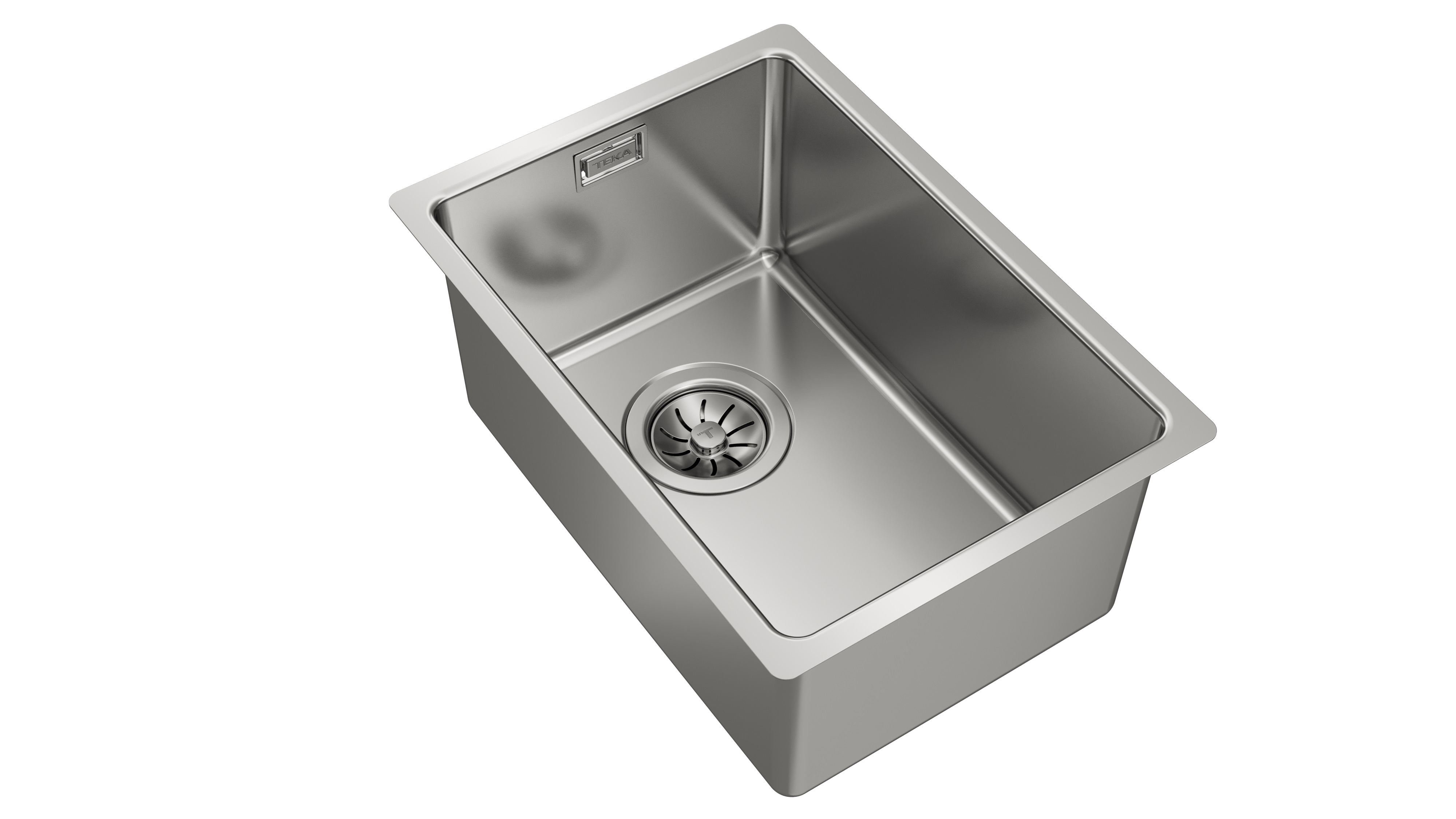 Teka Be Linea évier en acier inoxydable avec siphon 31x44 cm acier 115000009