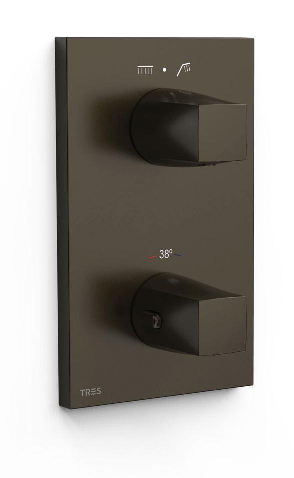 Tres Therm-Box mitigeur bain-douche encastrée avec thermostat || 21125001KMB