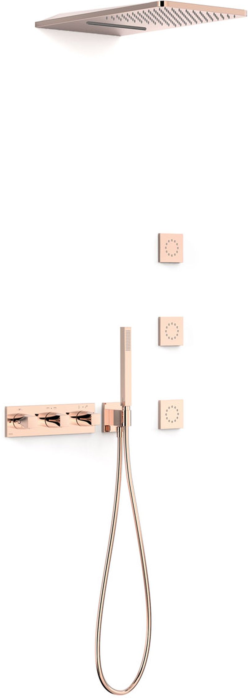 Tres B-System ensemble de douche encastré avec thermostat oui || 30725405OP