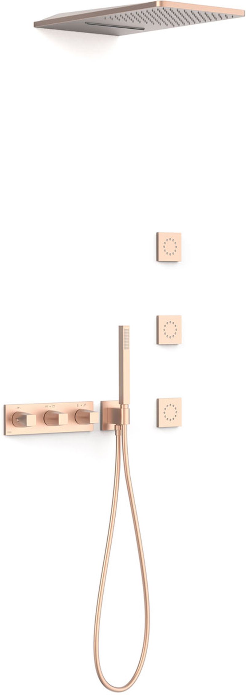 Tres B-System ensemble de douche encastré avec thermostat oui || 30725405OPM