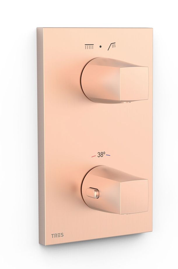 Tres Therm-Box mitigeur bain-douche encastrée avec thermostat || 21125001OPM