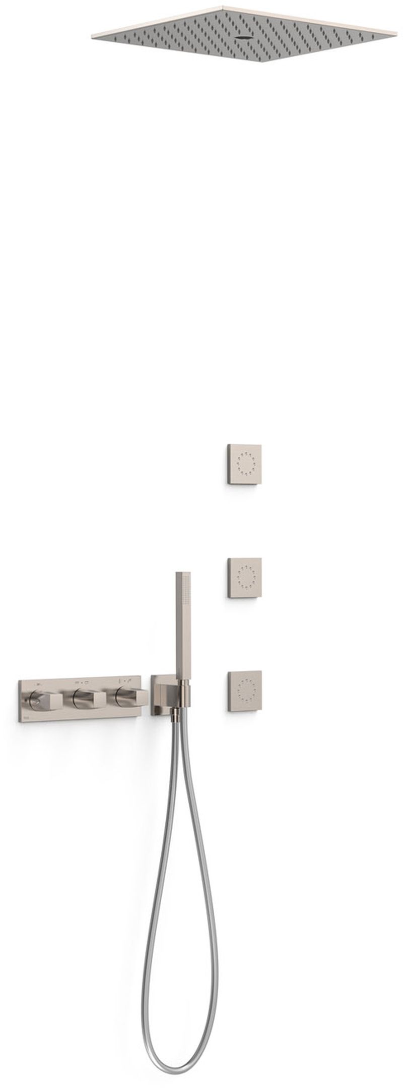 Tres B-System ensemble de douche encastré avec thermostat oui || 30725406AC