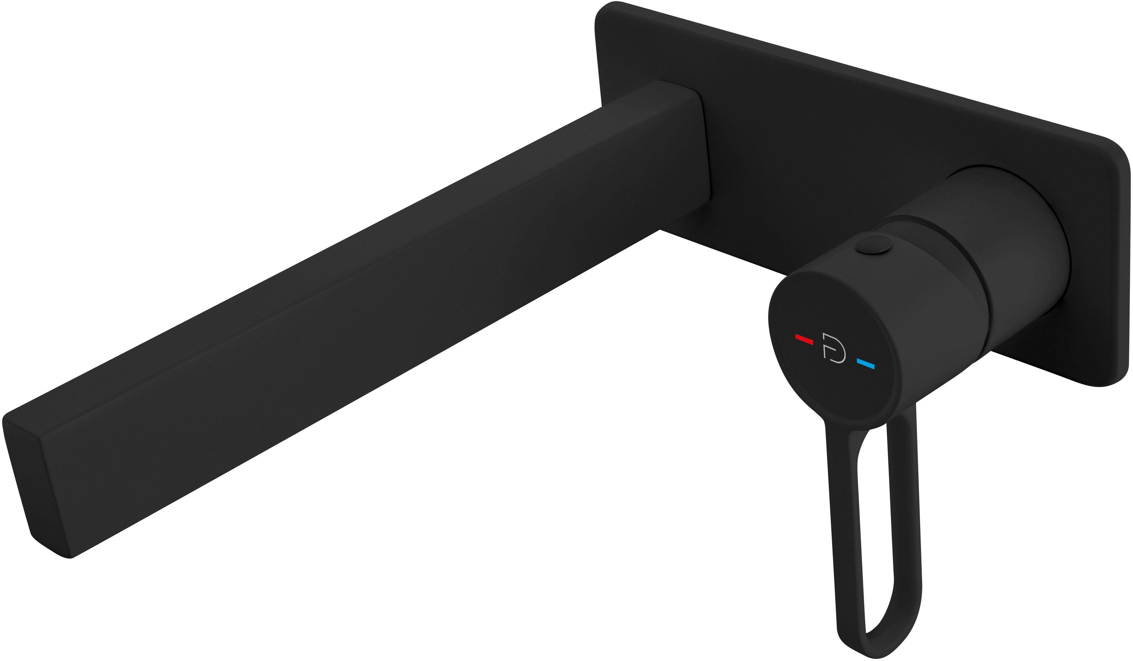 FDesign Zaffiro mitigeur de lavabo encastrée noir FD1-ZFR-3PA-22
