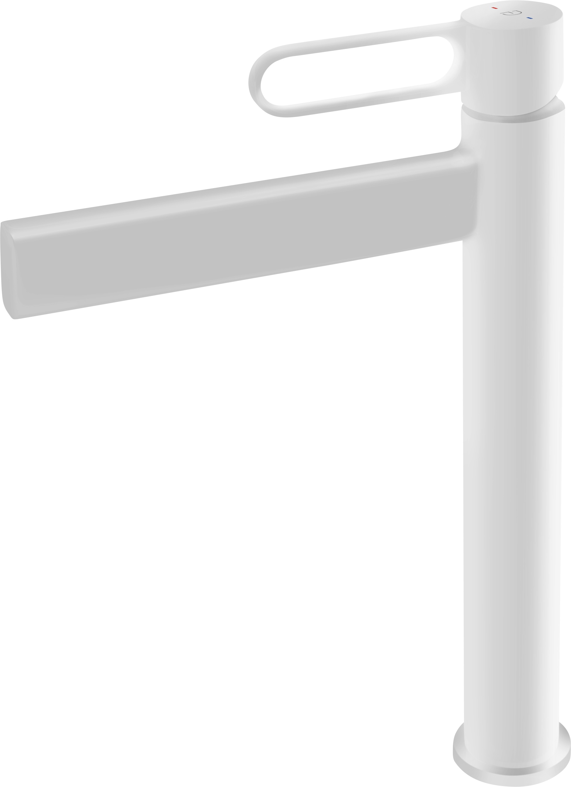 FDesign Zaffiro mitigeur de lavabo sur pied blanc FD1-ZFR-2L-33