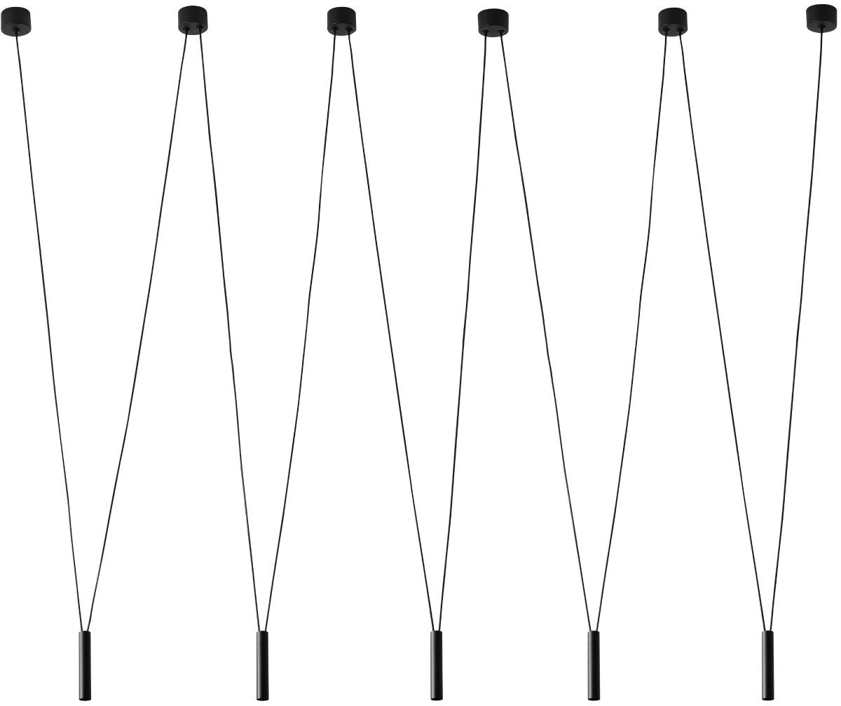 Open Design Viva lampe suspendue 5x3.5 W noir OR84337