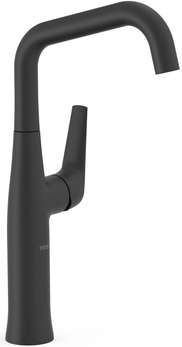 Tres Fuji mitigeur de lavabo sur pied noir 28164701NM
