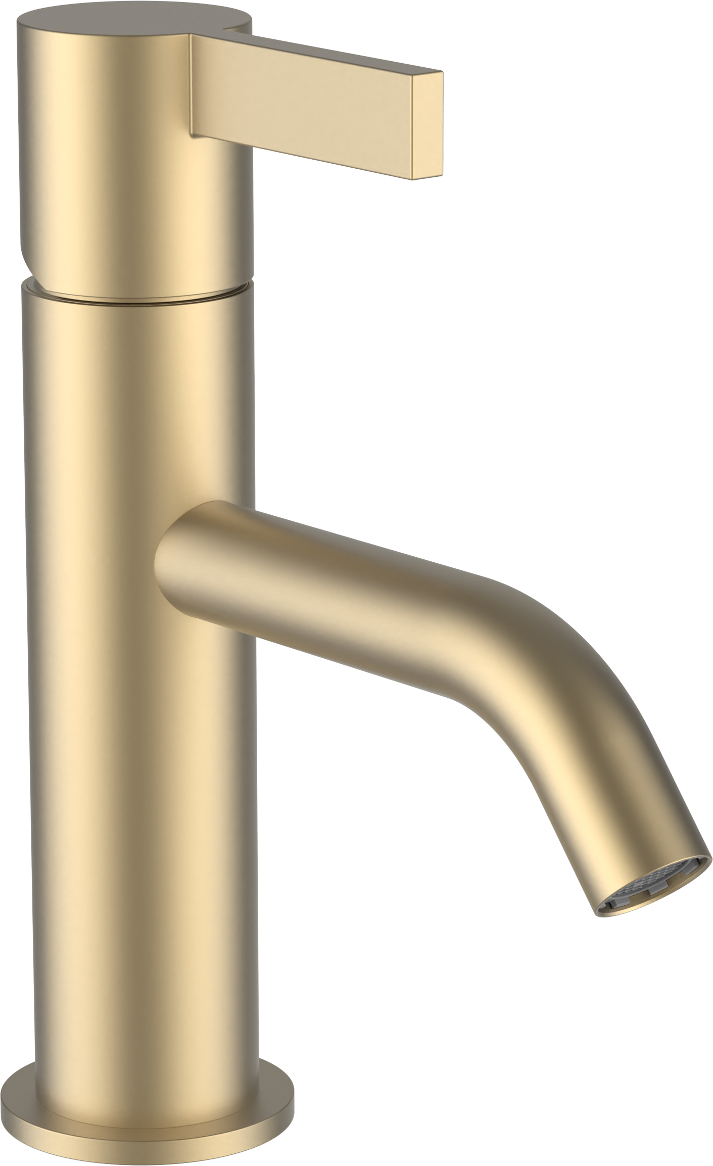 Laufen Kartell mitigeur de lavabo sur pied doré H3113310831001