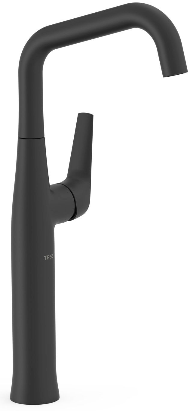 Tres Fuji mitigeur de lavabo sur pied noir 28184701NM