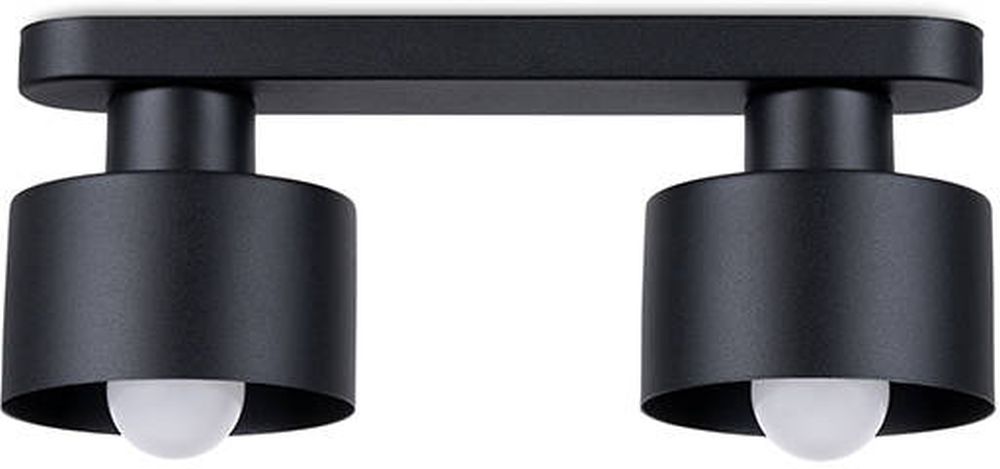 Sollux Lighting Savara plafonnier 2x60 W noir SL.1130