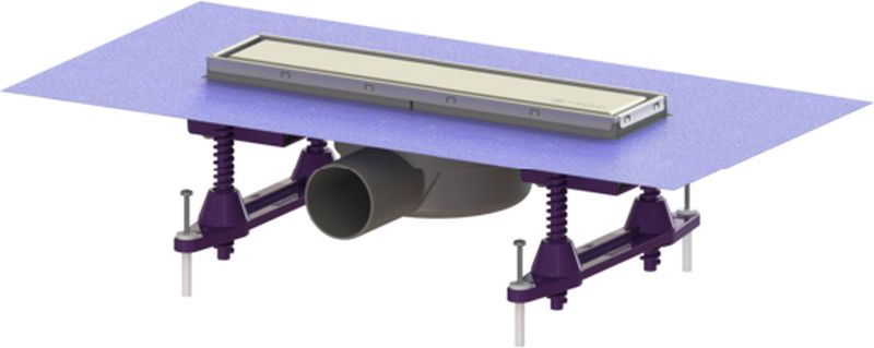 Kessel Linearis Compact drain de douche 30 cm acier 45600.59M