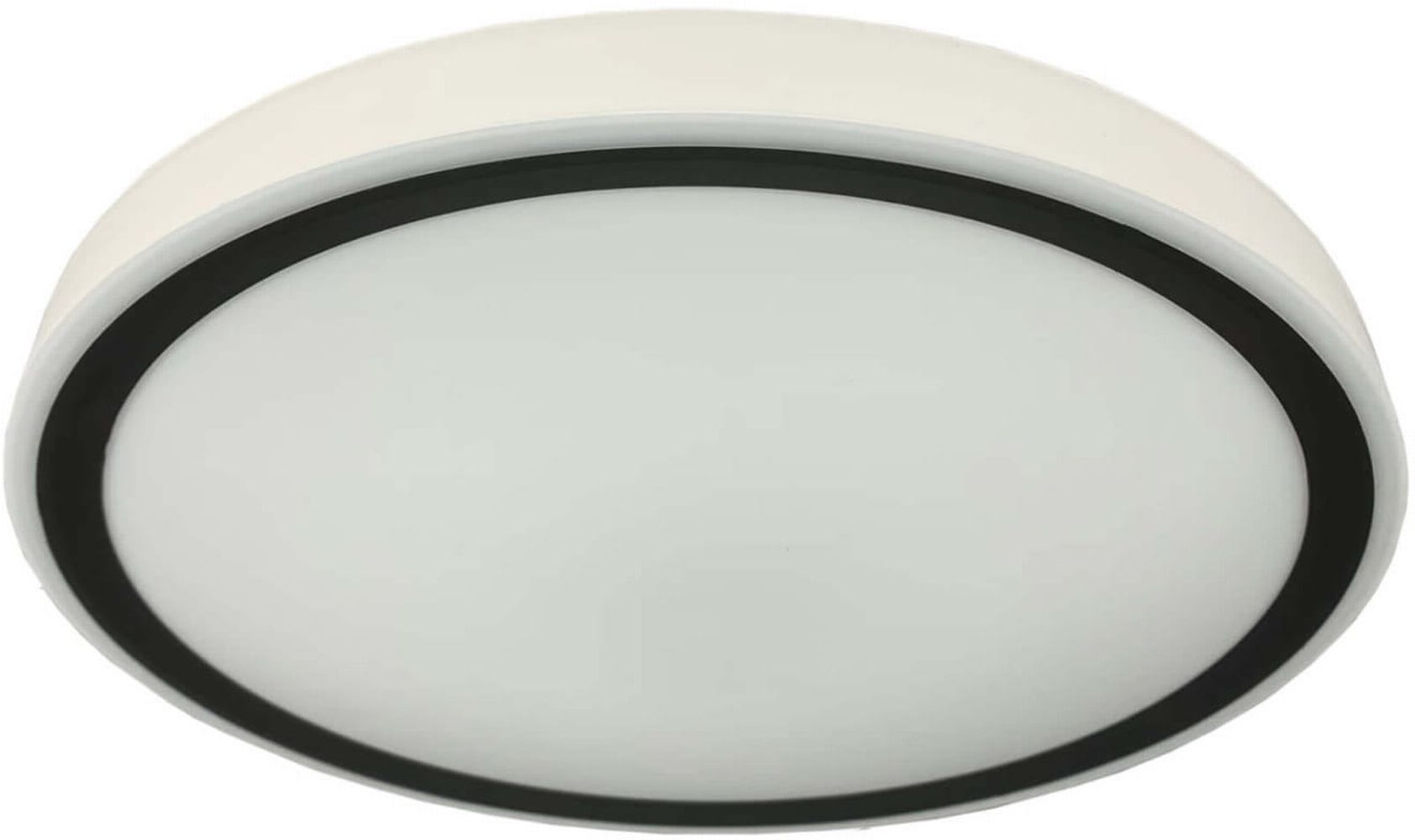 Light Prestige Vegas plafonnier 1x24 W noir LP-550/1CM4BK