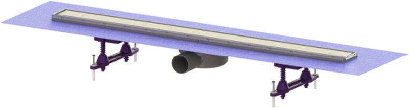 Kessel Linearis Compact drain de douche 85 cm acier 45600.64M