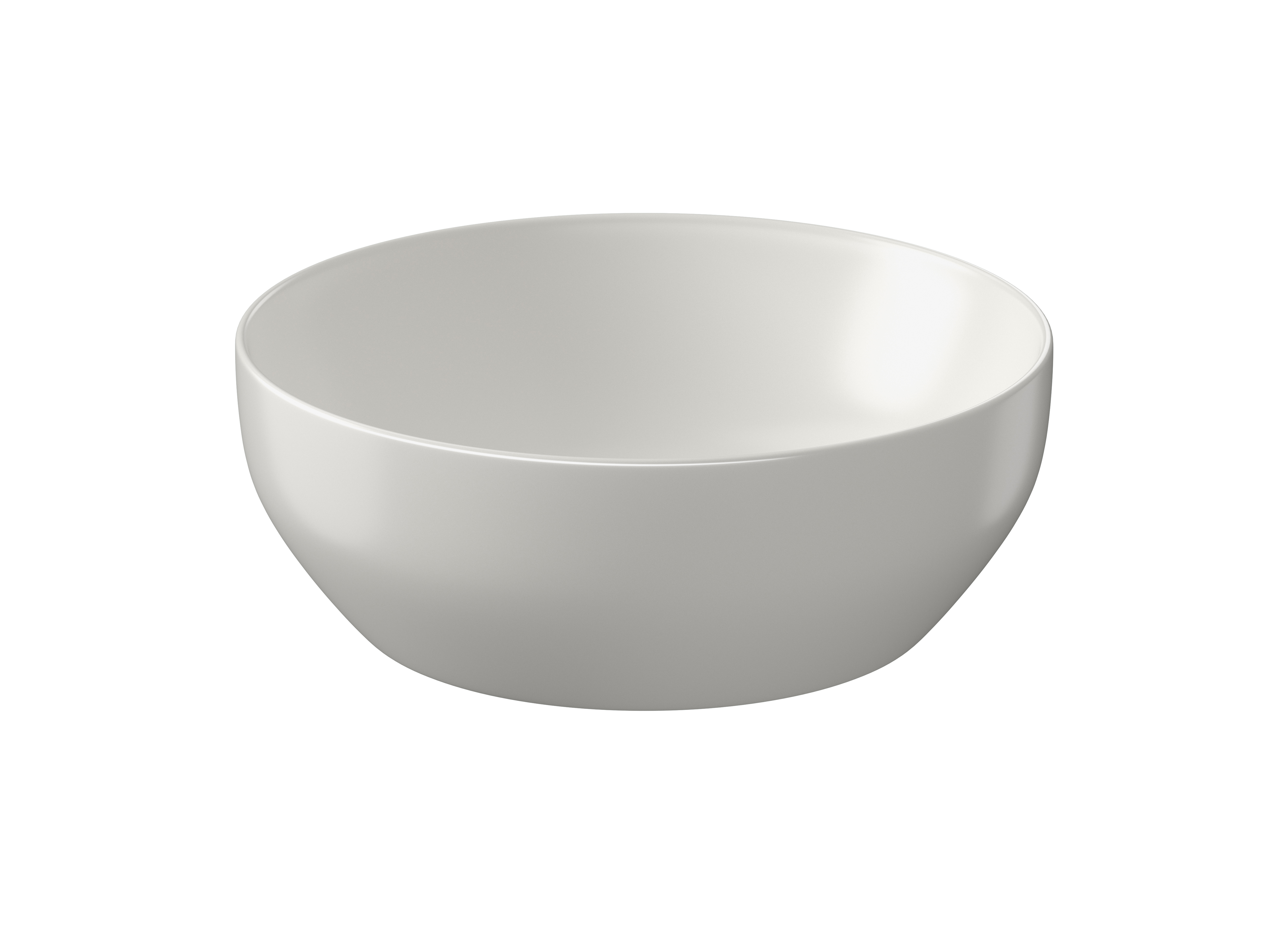 Cersanit Larga lavabo 40x40 cm ronde à poser gris/pierre K677-044