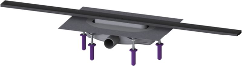 Kessel Linearis Infinity drain de douche 90 cm noir 45302.09