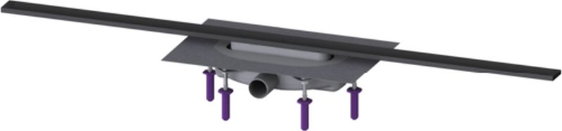 Kessel Linearis Infinity drain de douche 110 cm noir 45302.11