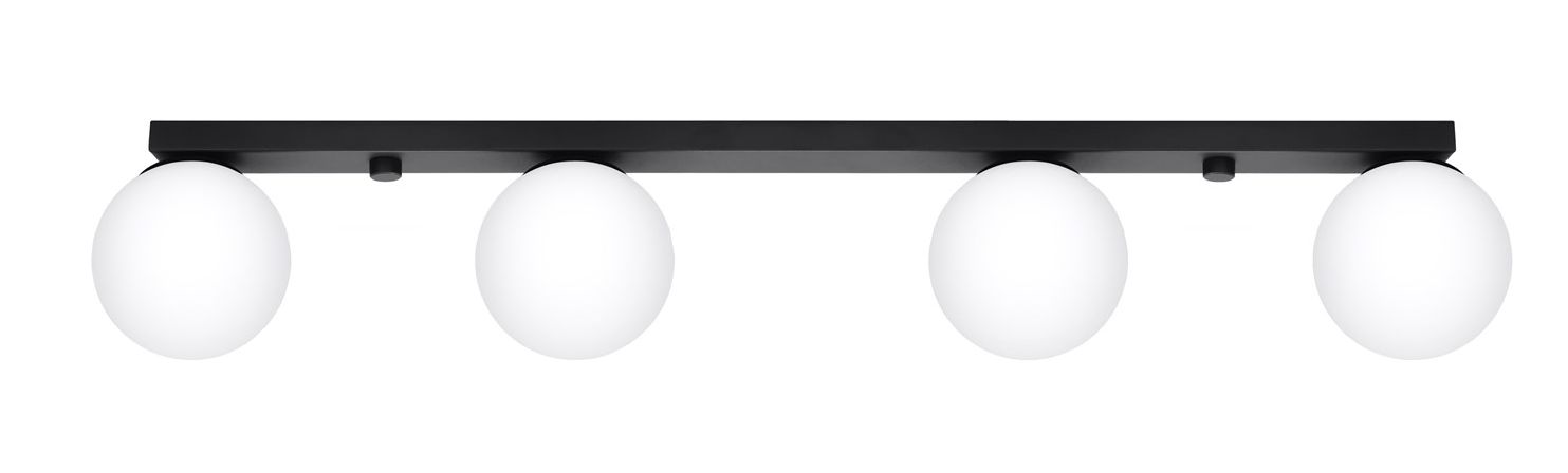 Sollux Lighting Yoli plafonnier 4x12 W noir SL.1154