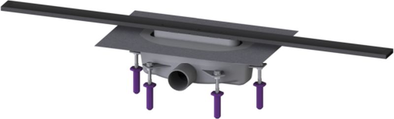 Kessel Linearis Infinity drain de douche 90 cm noir 45202.09