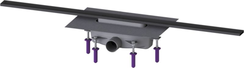 Kessel Linearis Infinity drain de douche 100 cm noir 45202.10