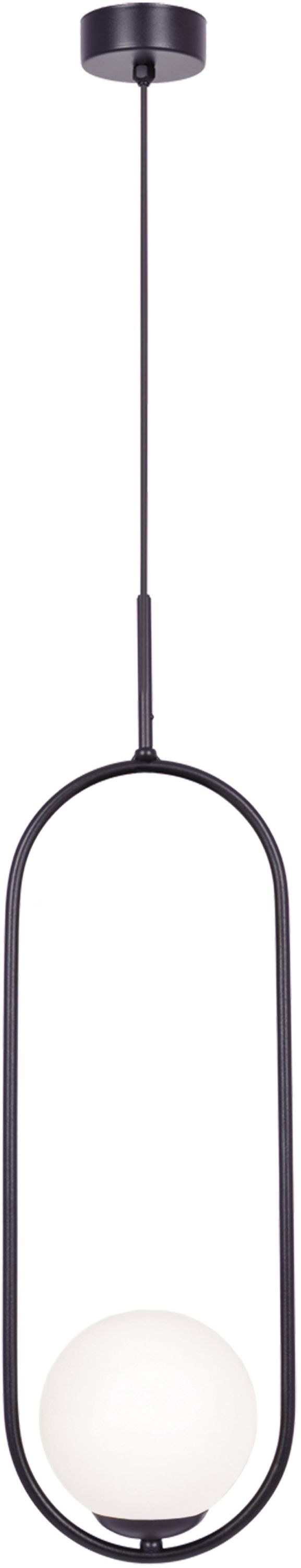 Kaja Parva lampe suspendue 1x40 W noir-laiteux K-5100