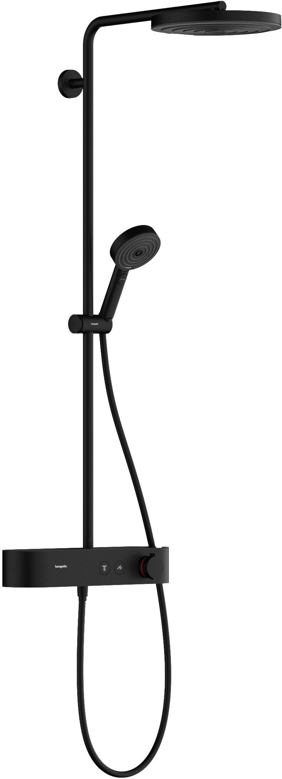 Hansgrohe Pulsify S ensemble de douche mural avec thermostat oui noir 24221670