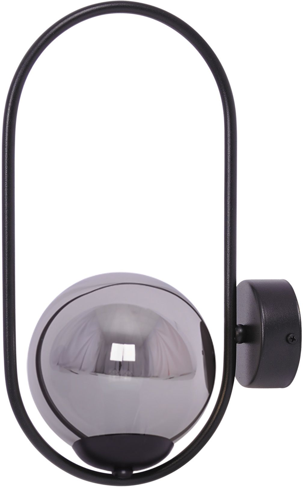 Kaja Davos applique murale 1x40 W noir-graphite K-5115