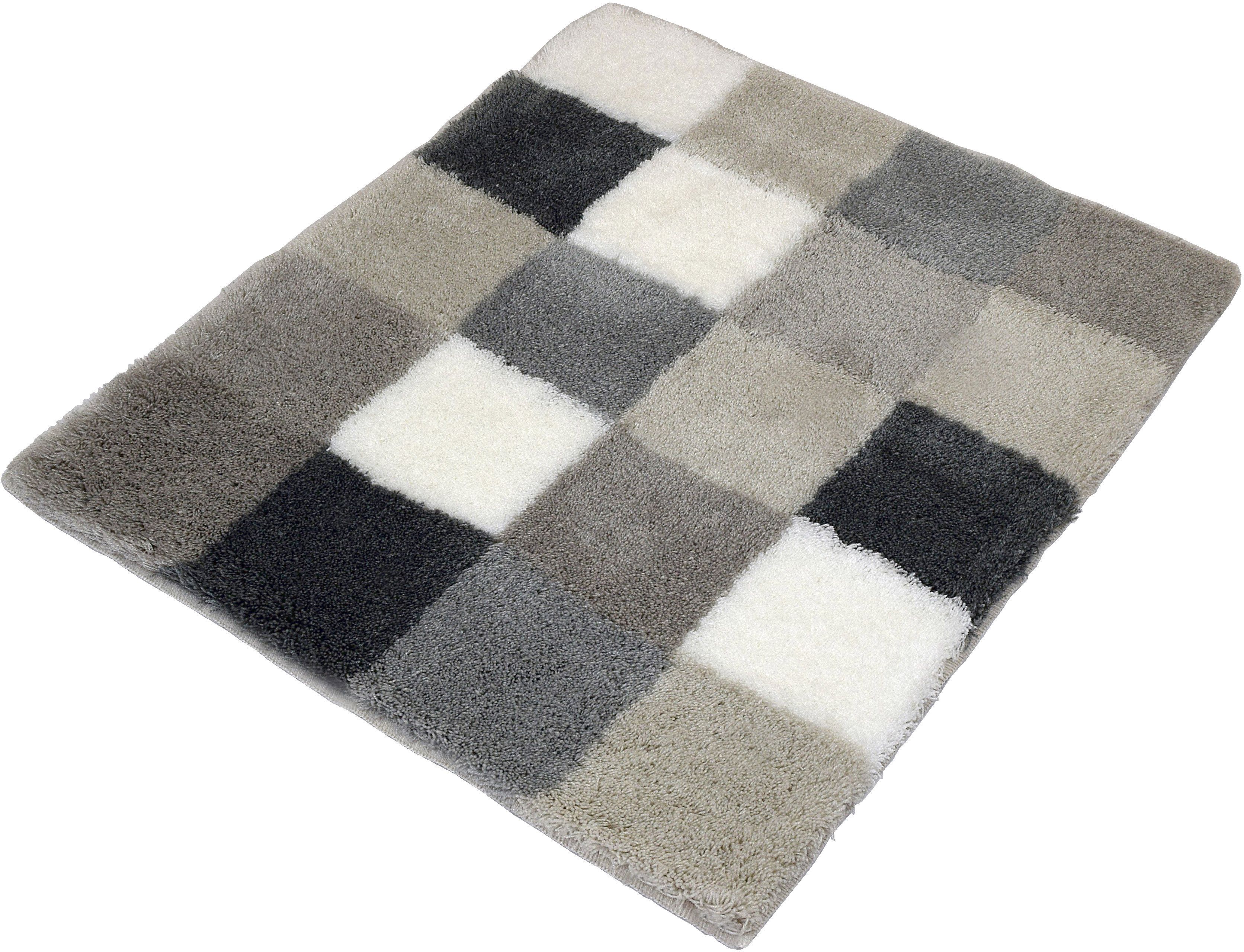 Kleine Wolke Caro tapis de bain 65x55 cm rectangulaire gris 5426179539