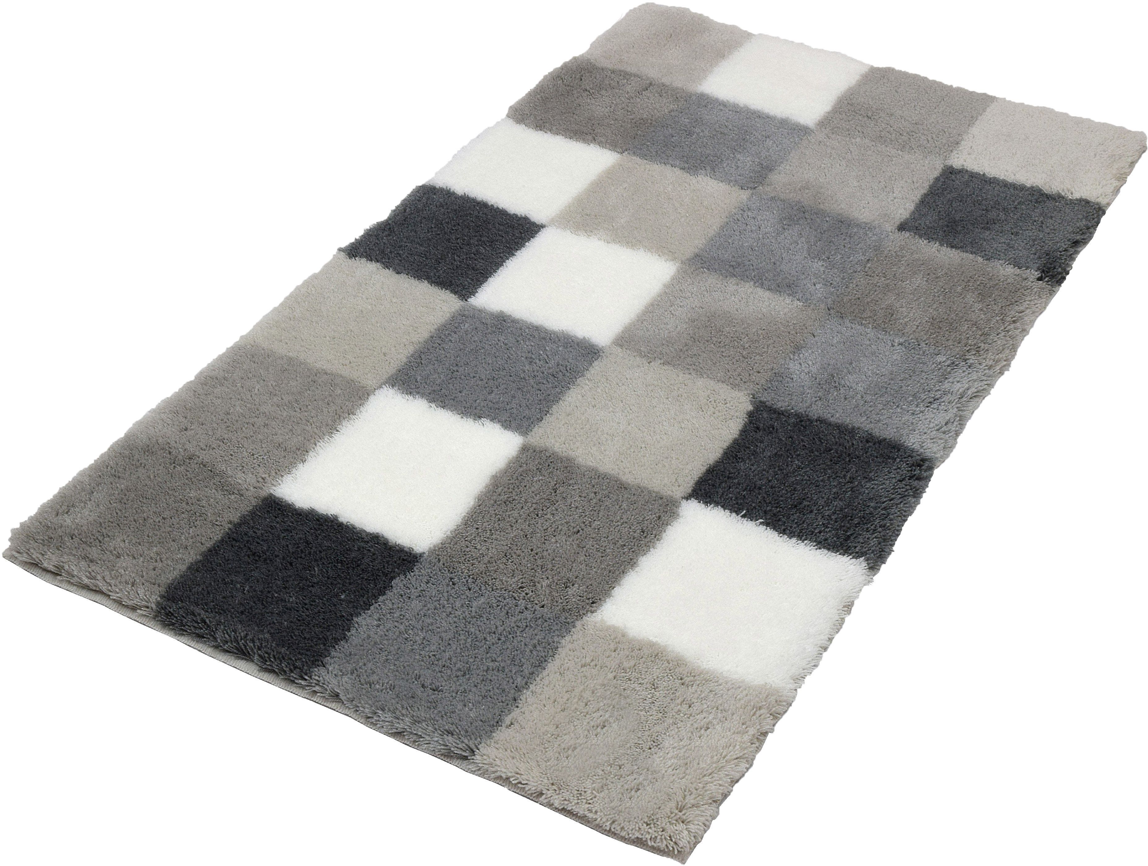 Kleine Wolke Caro tapis de bain 150x85 cm rectangulaire gris 5426179453