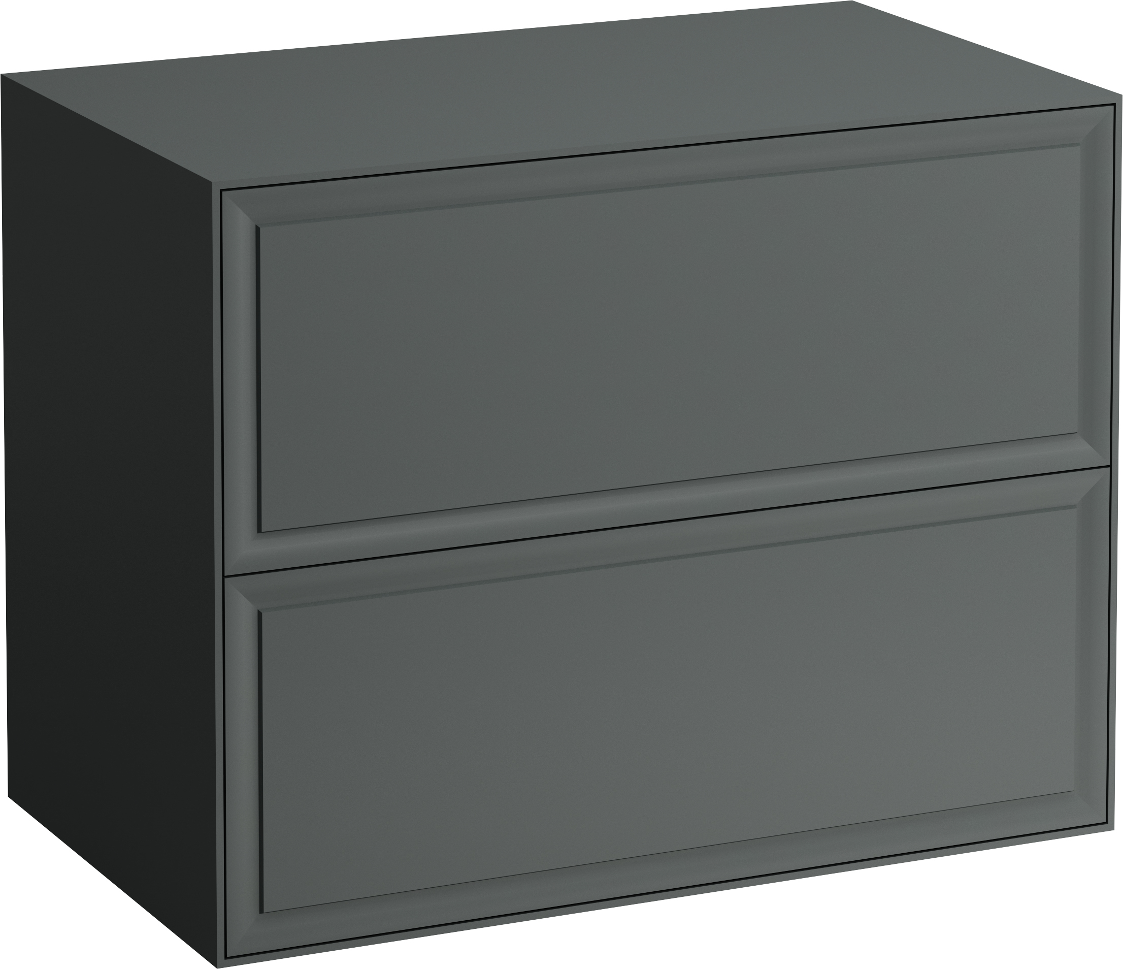 Laufen The New Classic meuble avec plan de travail 77.5x45.5x60 cm sous-lavabo suspendu gris H4060160856271