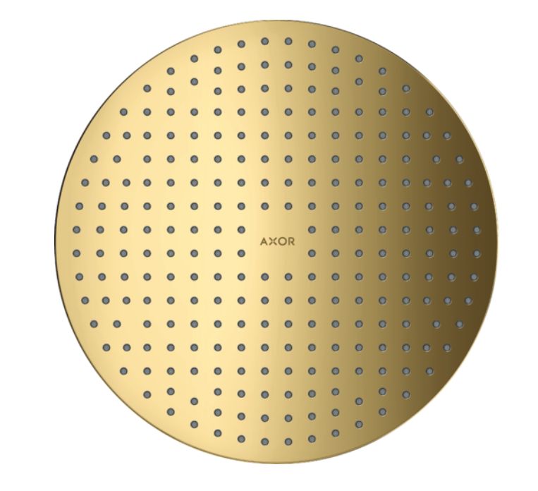 Axor ShowerSolutions douche à effet de pluie 30x30 cm ronde doré 35305990