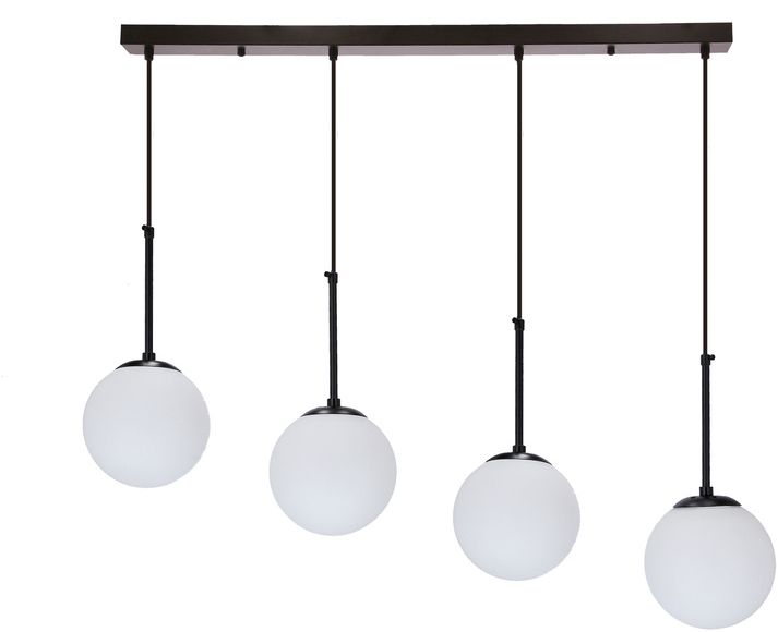 Candellux Pompei lampe suspendue 4x40 W blanc-noir 34-09630
