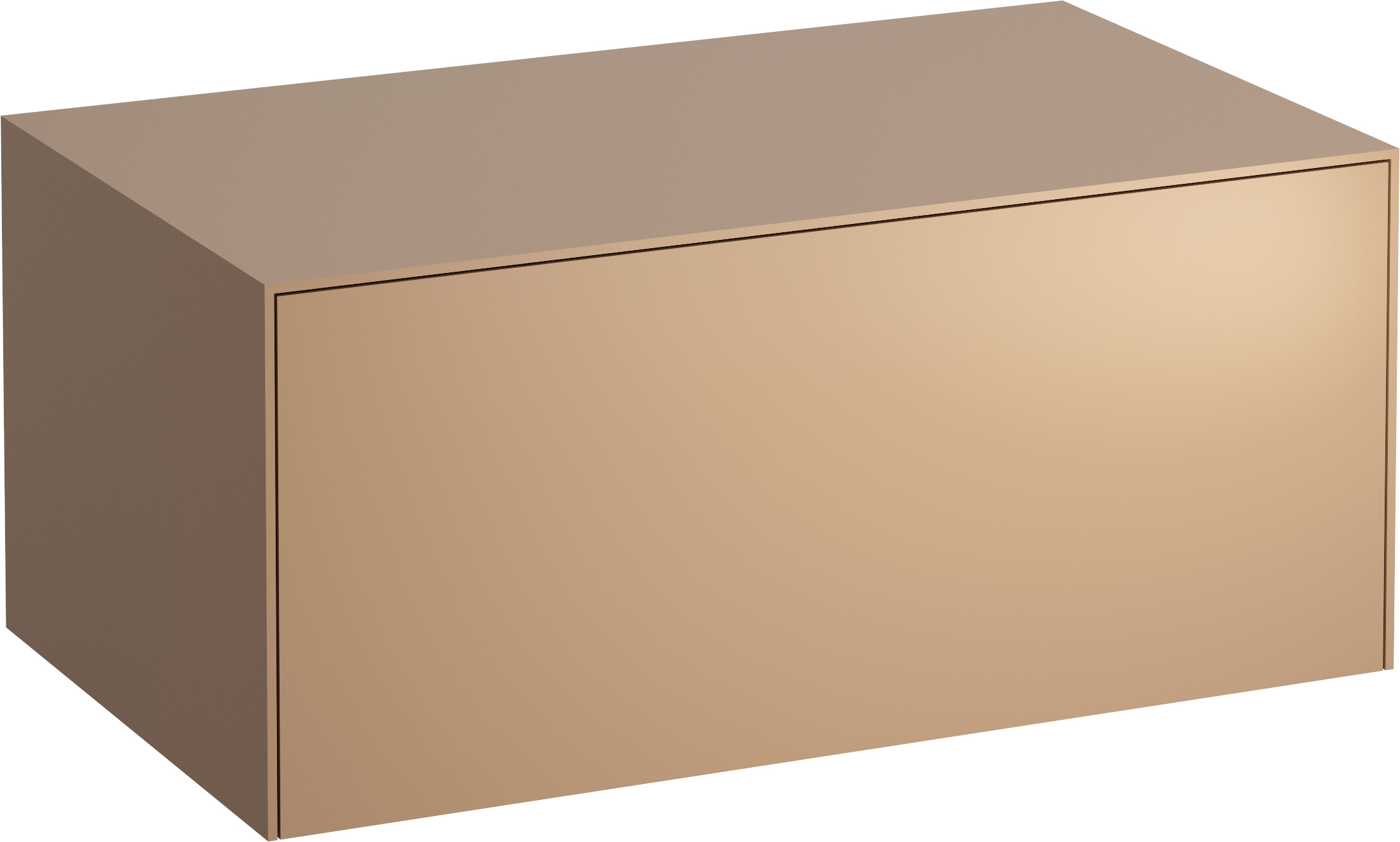 Laufen Sonar meuble avec plan de travail 77.5x45.5x34 cm sous-lavabo suspendu cuivré H4054100340411