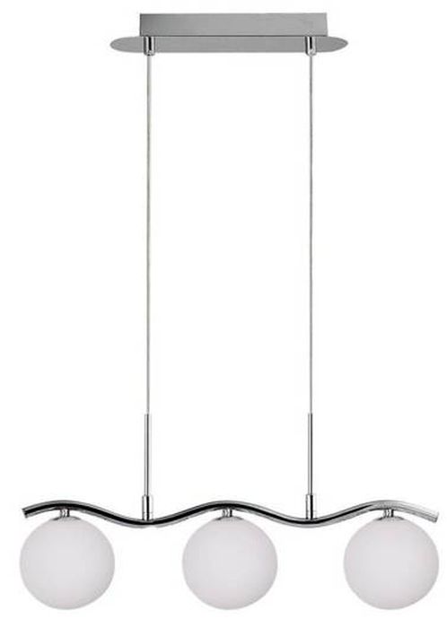 Candellux Ramon lampe suspendue 3x4 W blanc-chrome 33-01405