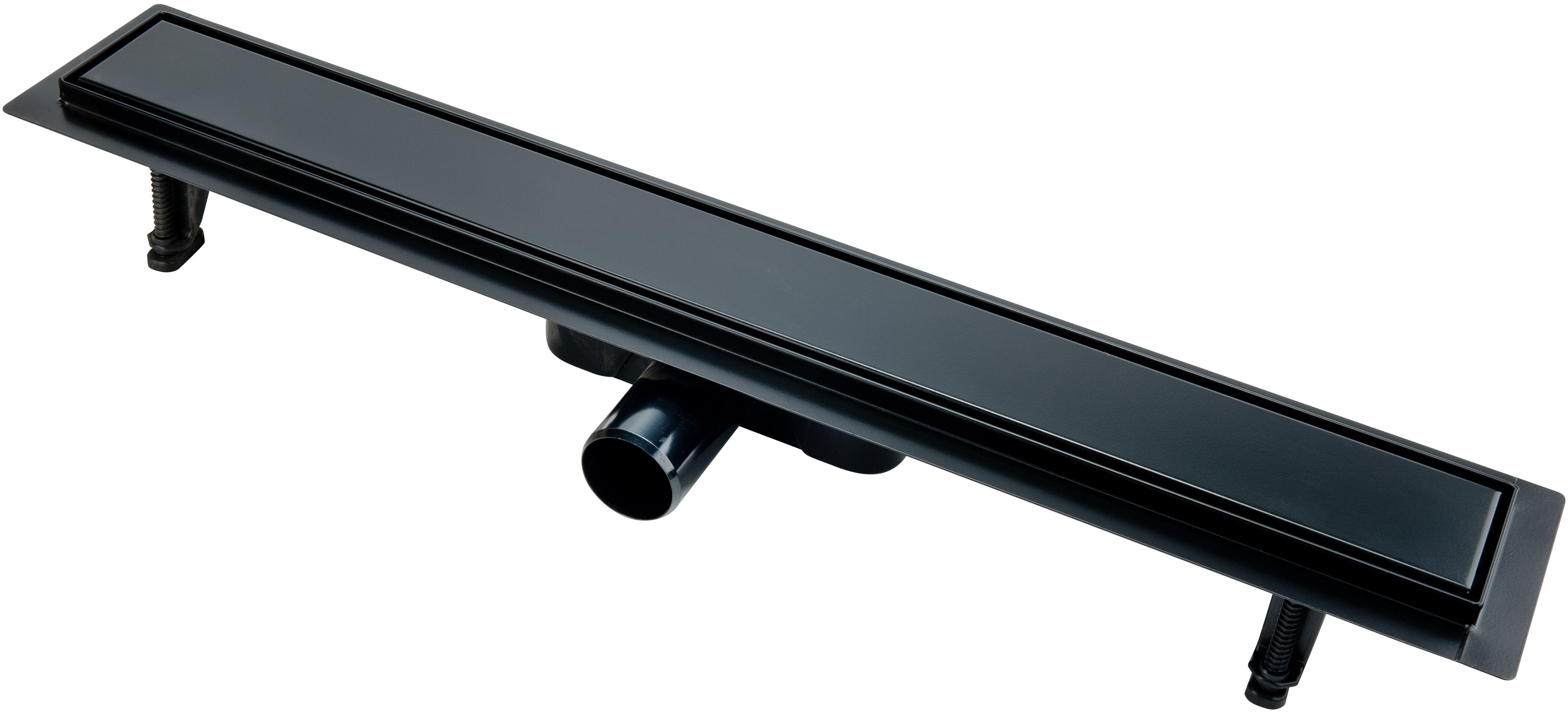 FDesign Kleome caniveau de douche avec grille 70 cm noir FD74017022