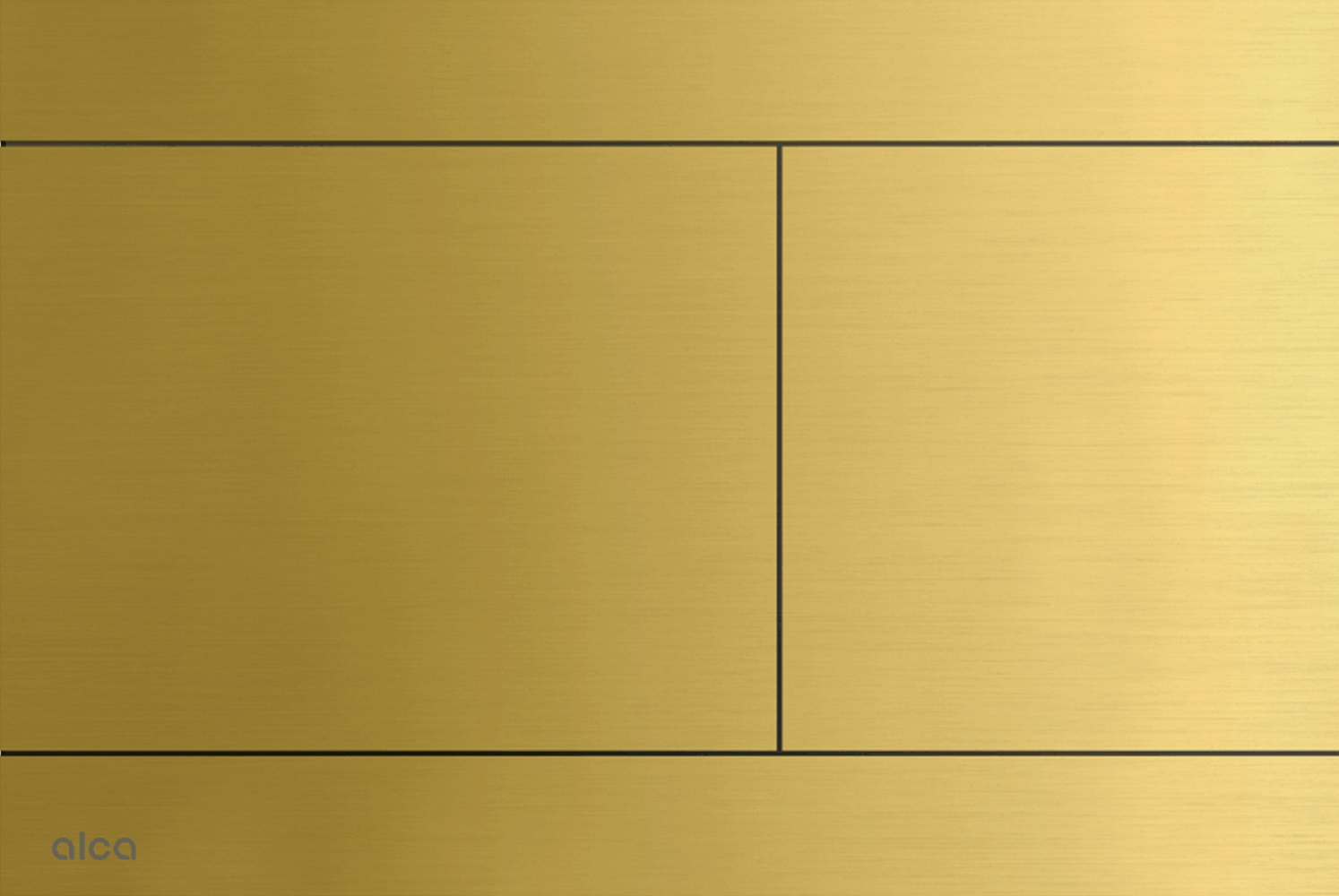 Alca Flat bouton de chasse d'eau pour WC doré FUN-BRASS