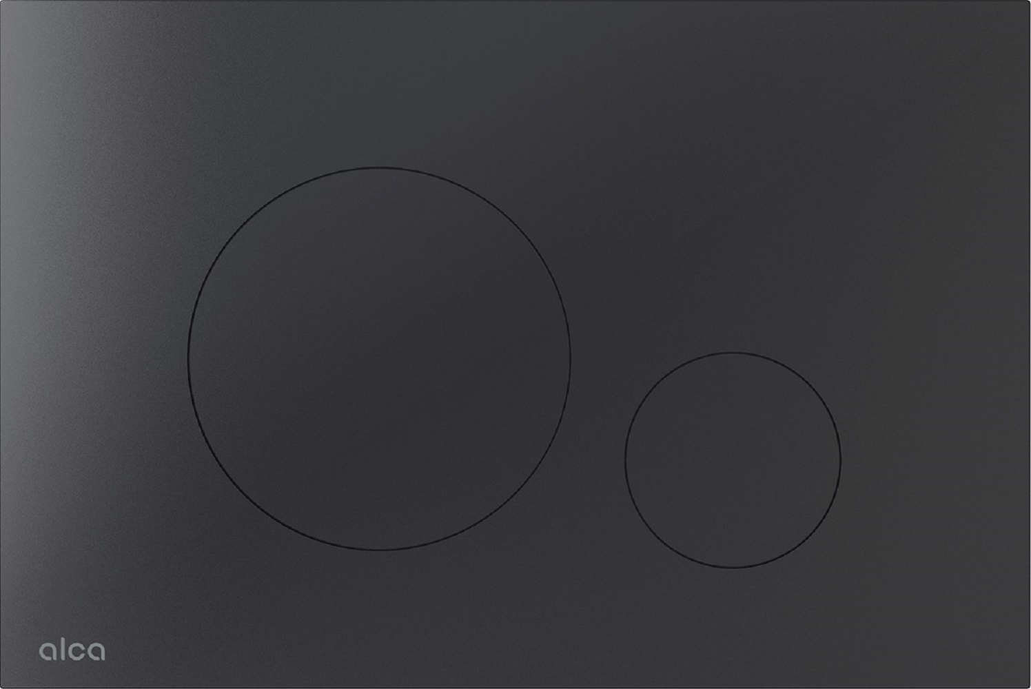 Alca Flat bouton de chasse d'eau pour WC noir TURN-BLACK