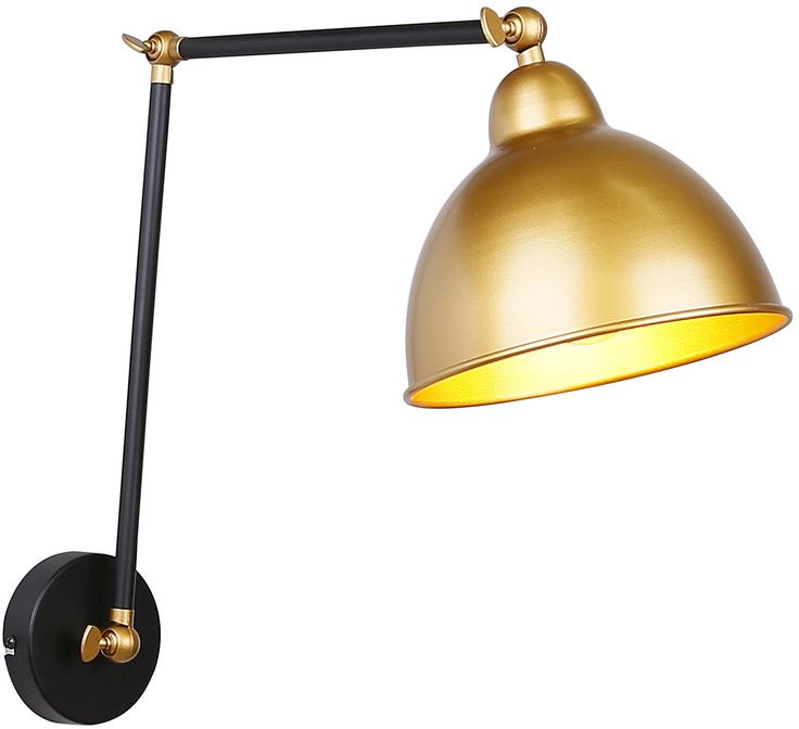 Candellux Truck applique murale 1x40 W noir-doré 21-05915