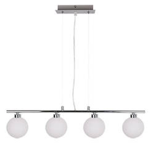 Candellux Raisa lampe suspendue 4x40 W blanc-chrome 34-01399