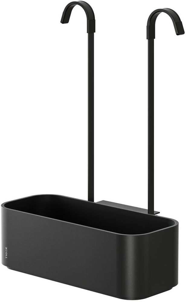 Tiger 2 store récipient de salle de bain noir 800376